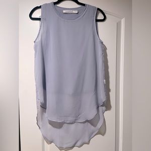 Calvin Klein Jeans light blue formal tank top size XS